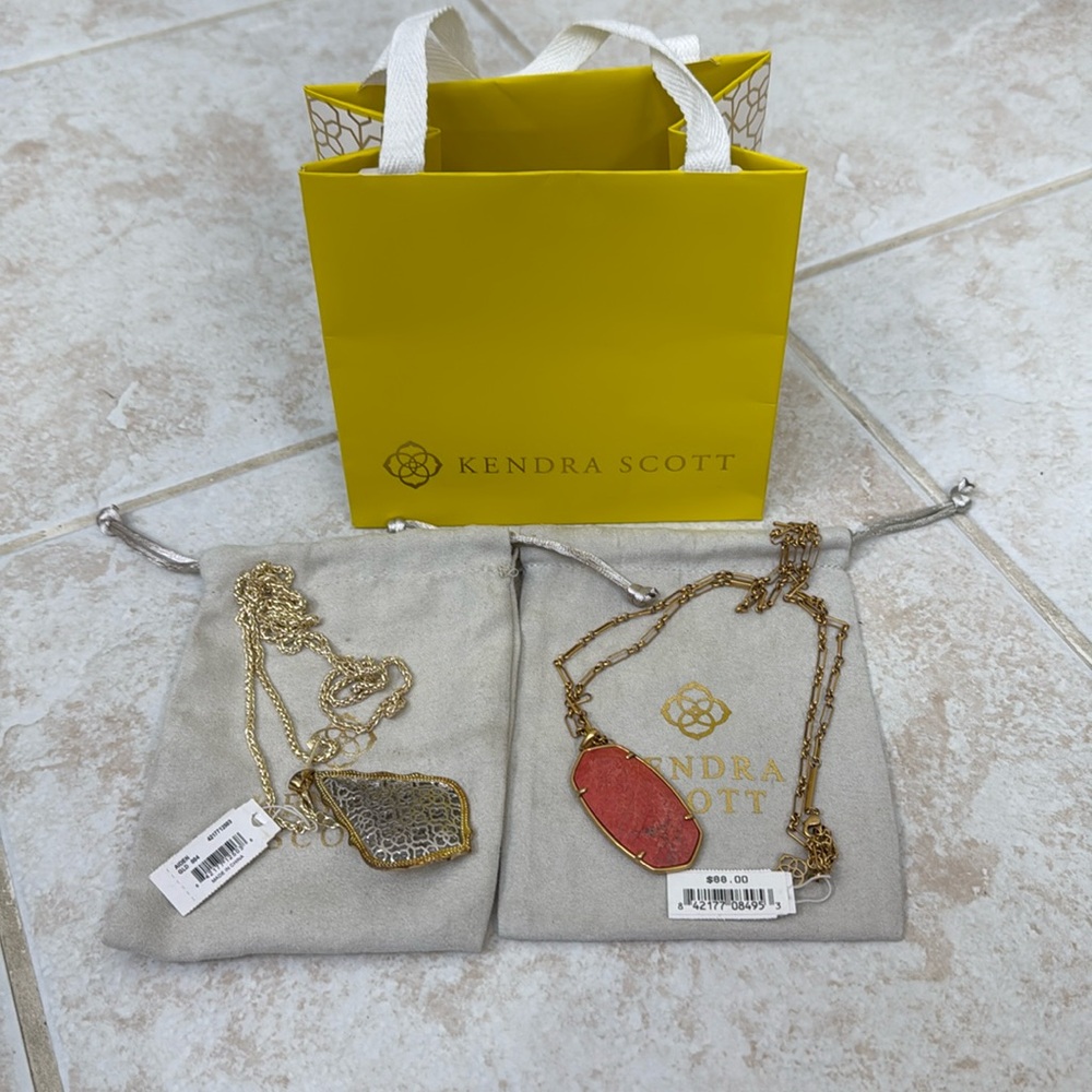 2 brand new Kendra Scott necklaces.